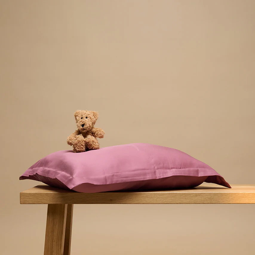 Kids Kussensloop Tencel™ Twill Dusty Rose