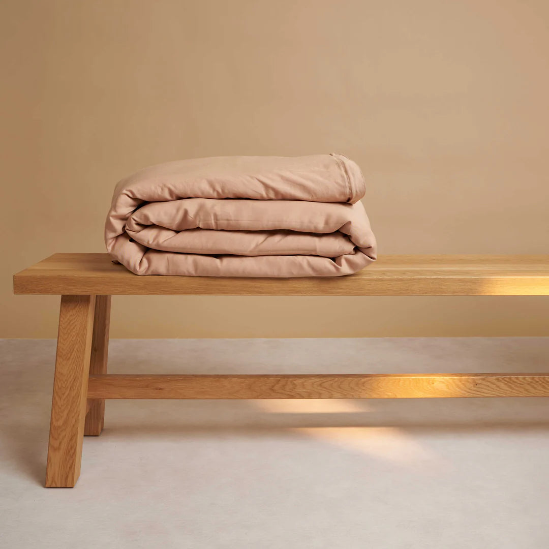 Dekbedovertrek Tencel™ Twill Peach
