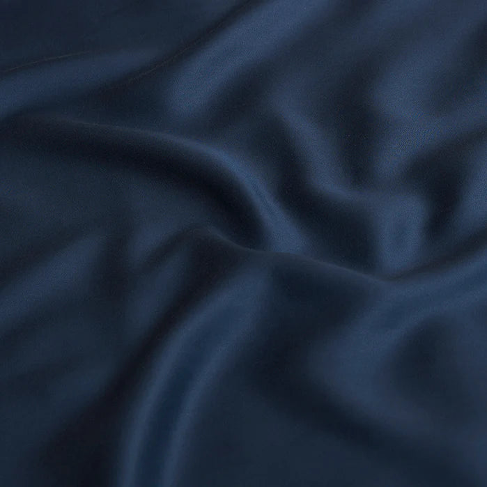 Hoeslaken TENCEL™ Sateen Donkerblauw 30cm