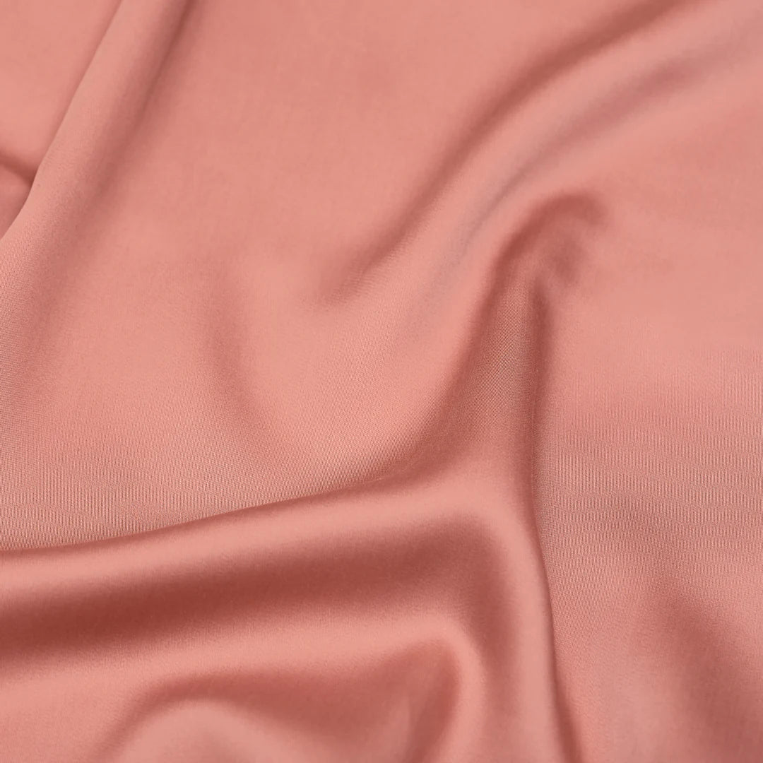 Hoeslaken TENCEL™ Sateen Terra-roze 30cm