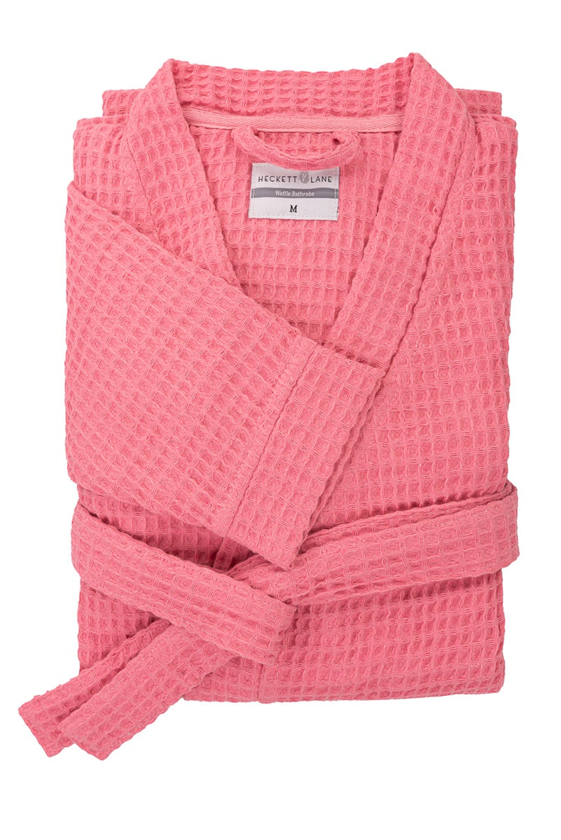 Badjas lang Wafel katoen Unisex Baby Pink