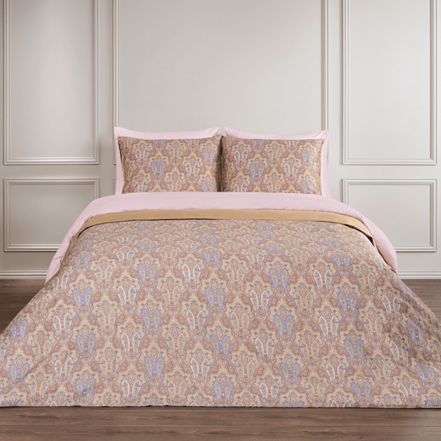 Dekbedovertrek Fortuna Katoen Satijn 400TC Roze