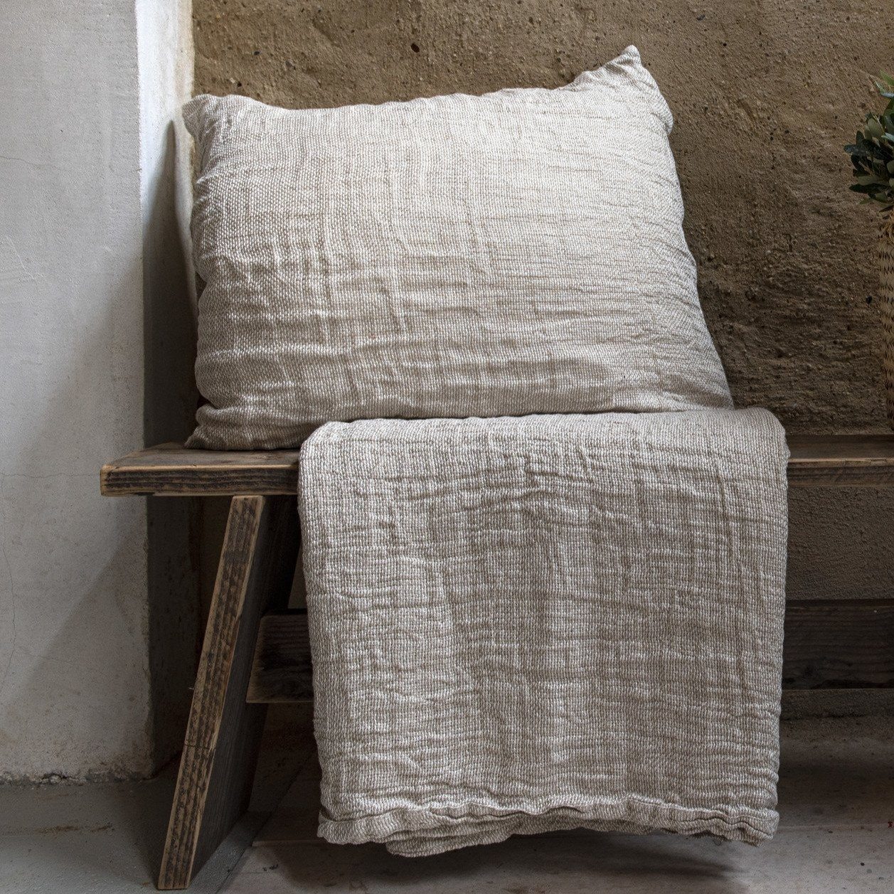 Passion for linen - Cleo plaid | Casa Dormi – CASA DORMI