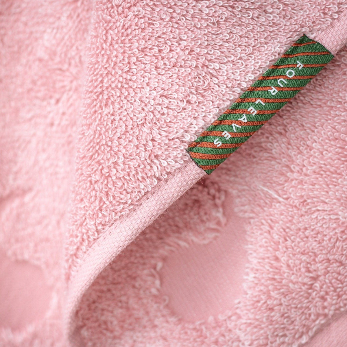 BADSET - Complete set (10stuks) Roze Handdoeken FOUR LEAVES 