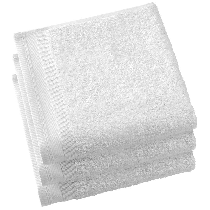 WASHANDJES (6x) - Contessa Wit 16 x 21 cm Handdoek DE WITTE LIETAER Handdoek 50 x 100cm/3 Wit 