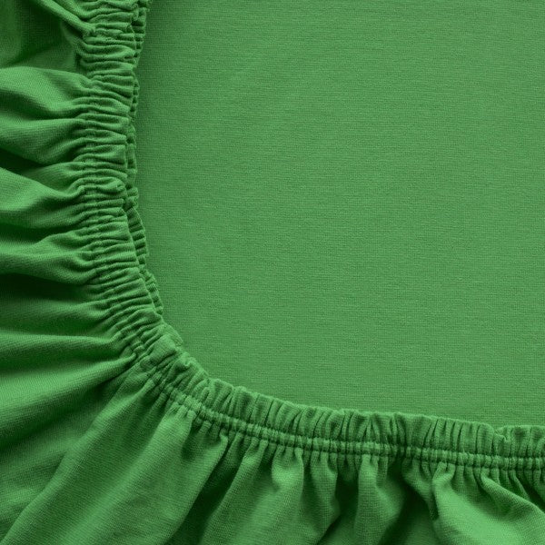 Hoeslaken Jersey Deluxe 30 cm Smaragd