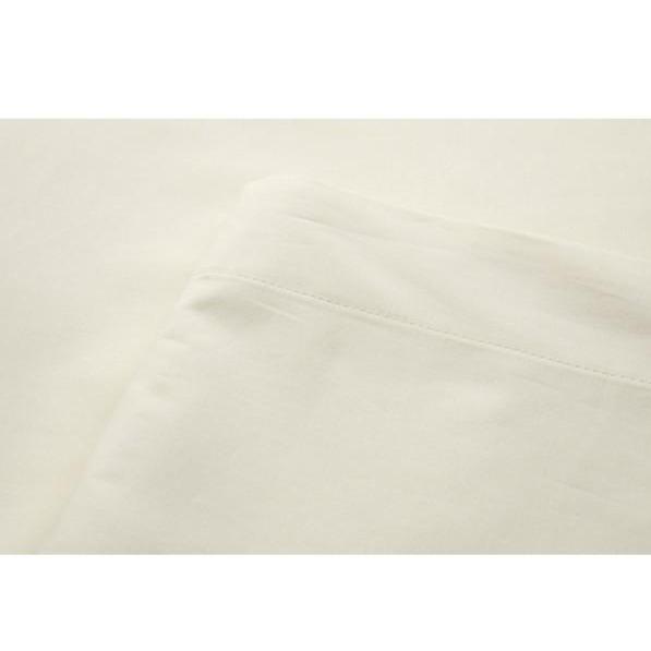 LAKEN - Shizu Bio Katoen Percal laken KAYORI 160 cm x 260 cm off-white 
