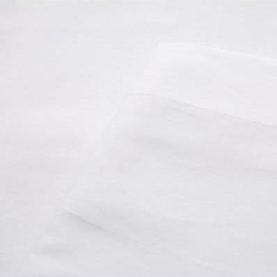 LAKEN - Shizu Bio Katoen Percal laken KAYORI 160 cm x 260 cm wit 