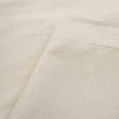 LAKEN - Shizu Bio Katoen Percal laken KAYORI 160 cm x 260 cm zand 