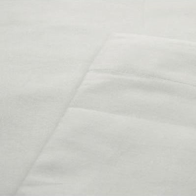LAKEN - Shizu Bio Katoen Percal laken KAYORI 160 cm x 260 cm zilvergrijs 